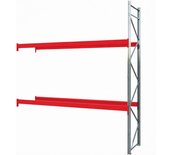 Грузовой стеллаж УЗТСО Доп.Секция (ВхШхГхВБхГ) 2490х1000х90х1000 2 яруса 6834699957628