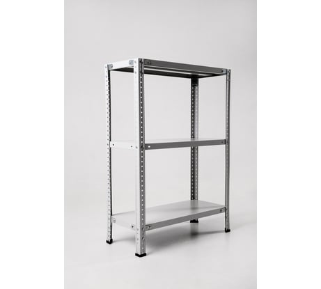 Стеллаж ООО ФУРАМА СТФЛ 1500x1100x300 мм, 3 полки, серый СТФЛ151130-3