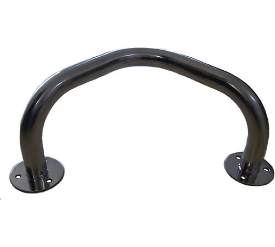 Отбойник T-ROLL D-38мм угловой двухножковый отдельностоящий нерж. TRB-07