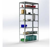 Стеллаж Metalex Kit Comfort ООО Металекс 2400х1100х300 7-мь полок (Оцинкованный) / 401328
