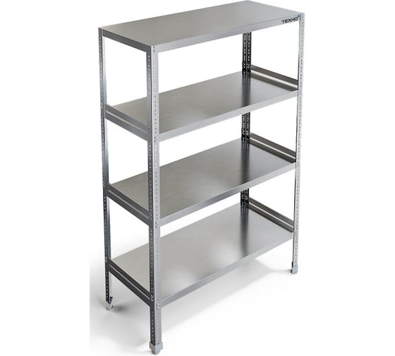 Стеллаж ООО ПФ "ТЕХНО-ТТ" сплошные полки СТР-174/1203