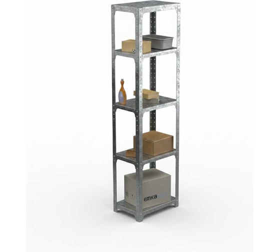 Стеллаж ООО Металекс Metalex Kit Comfort 1800х400х500, 5-ть полок, оцинкованный 401370