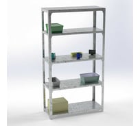 Стеллаж ООО Металекс Metalex Kit Comfort 2000х400х500, 6-ть полок, оцинкованный 401388