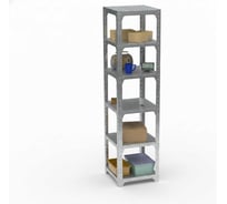 Стеллаж ООО Металекс Metalex Kit Comfort 2200х400х400 6-ть полок (Оцинкованный) / 401397