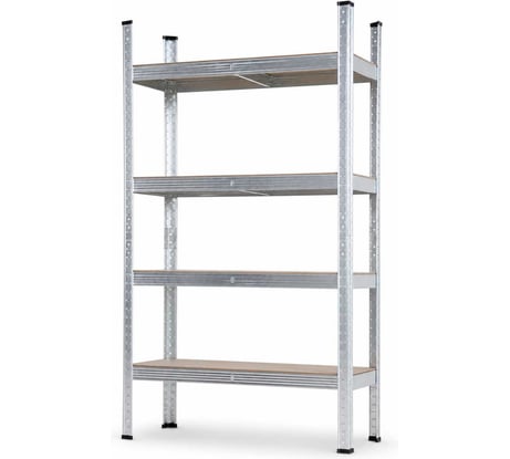Стеллаж металлический SKIPER SM-1504 (150*75*30см, 4 полки, 150кг на полку, МДФ 4мм) 00-00033459