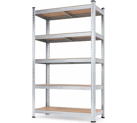 Стеллаж металлический SKIPER SM-1805 (180*90*40см, 5 полок, 150кг на полку, МДФ 4мм) 00-00033458