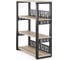 Стеллаж открытый Kobor ST3-120/36 black/natural 220188 1