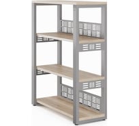 Стеллаж открытый Kobor ST3-120/36 aluminum/natural 220218