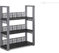 Стеллаж открытый Kobor SО3-120/36 graphite/wood 221326