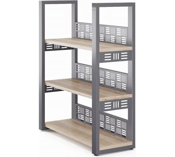 Стеллаж открытый Kobor SО3-140/36 graphite/natural 220144
