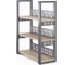 Стеллаж открытый Kobor SО3-140/36 graphite/natural 220144 1