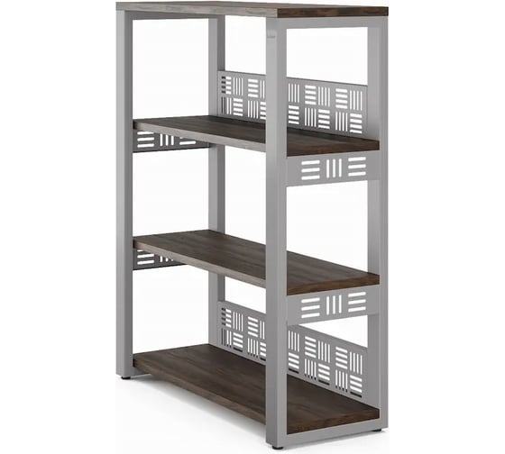 Стеллаж открытый Kobor ST3-120/36 aluminum/charlston 220223