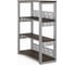 Стеллаж открытый Kobor ST3-120/36 aluminum/charlston 220223 1