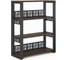 Стеллаж открытый Kobor ST3-140/36 black/charlston 220194 1