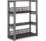Стеллаж открытый Kobor ST3-140/36 graphite/charlston 220209 1