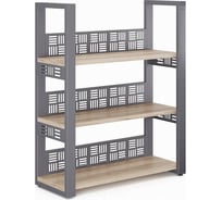 Стеллаж открытый Kobor SО3-120/36 graphite/natural 220143