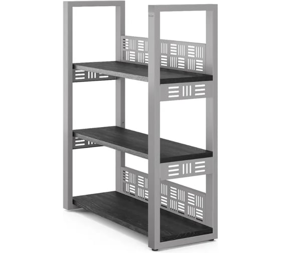 Стеллаж открытый Kobor SО3-120/36 aluminum/wood 221337