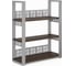 Стеллаж открытый Kobor SО3-120/36 aluminum/charlston 220163 1