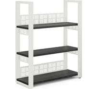 Стеллаж открытый Kobor SО3-120/36 white/wood 221348