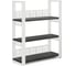 Стеллаж открытый Kobor SО3-120/36 white/wood 221348 1