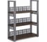 Стеллаж открытый Kobor SО3-120/36 graphite/charlston 220148 1