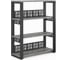Стеллаж открытый Kobor ST3-140/36 black/chicago 221354 1