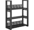 Стеллаж открытый Kobor SО3-120/36 black/wood 221315 1