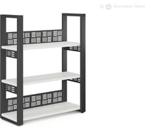 Стеллаж открытый Kobor SО3-140/36 white/wood 221349