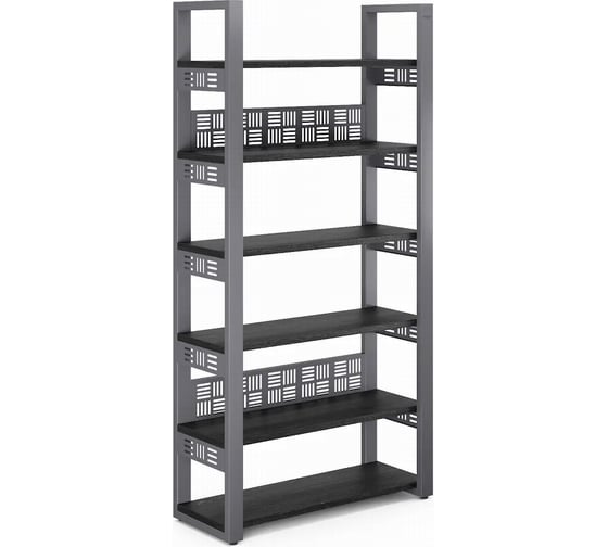 Стеллаж открытый Kobor SO6-120/36 graphite/wood 221458