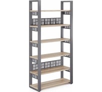 Стеллаж открытый Kobor SO6-140/36 graphite/natural 220324
