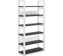 Стеллаж открытый Kobor SO6-140/36 white/wood 221481