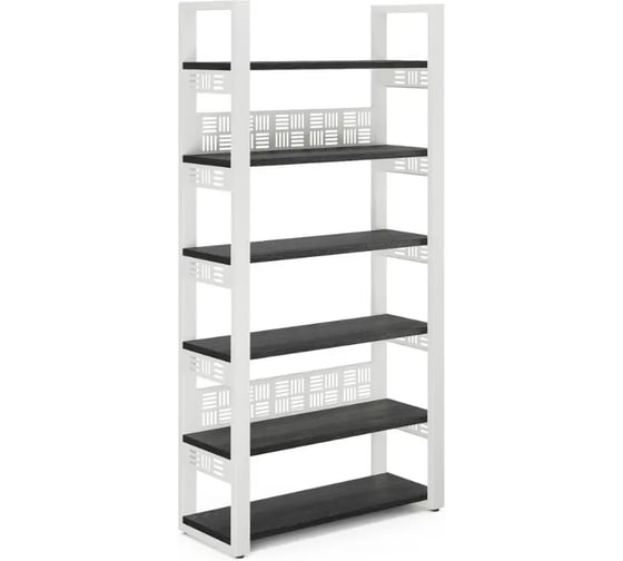 Стеллаж открытый Kobor SO6-140/36 white/wood 221481