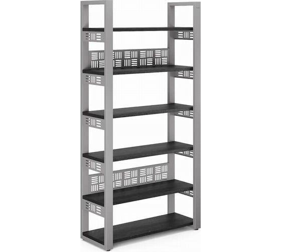 Стеллаж открытый Kobor SO6-80/36 aluminum/wood 221467