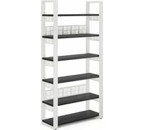 Стеллаж открытый Kobor SO6-80/36 white/wood 221478