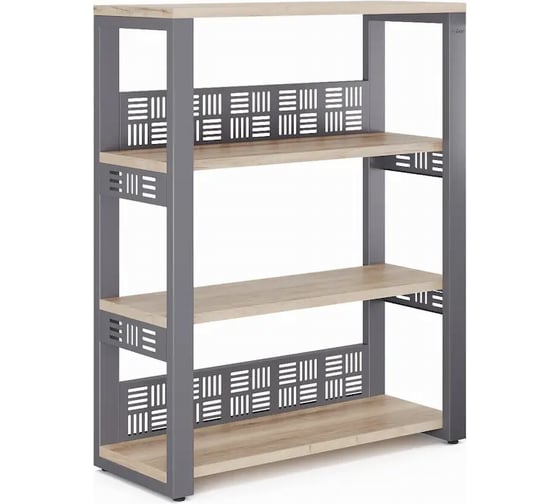 Стеллаж открытый Kobor ST3-100/36 graphite/natural 220202