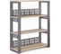 Стеллаж открытый Kobor ST3-100/36 graphite/natural 220202 1