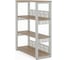 Стеллаж открытый Kobor ST3-100/36 white/natural 220232 1