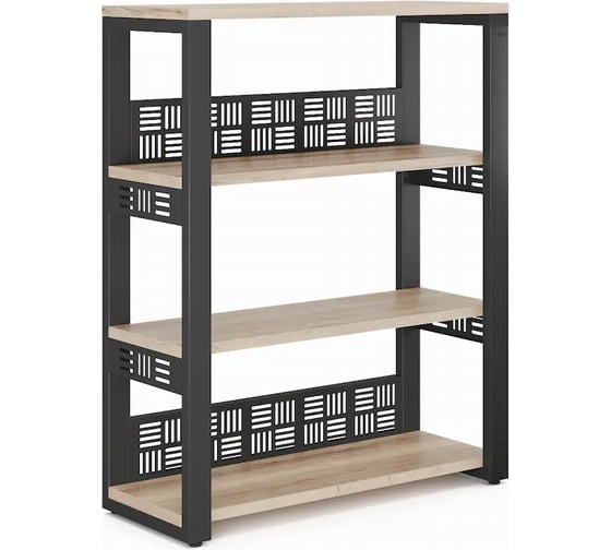 Стеллаж открытый Kobor ST3-100/36 black/natural 220187