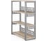 Стеллаж открытый Kobor ST3-100/36 aluminum/natural 220217 1