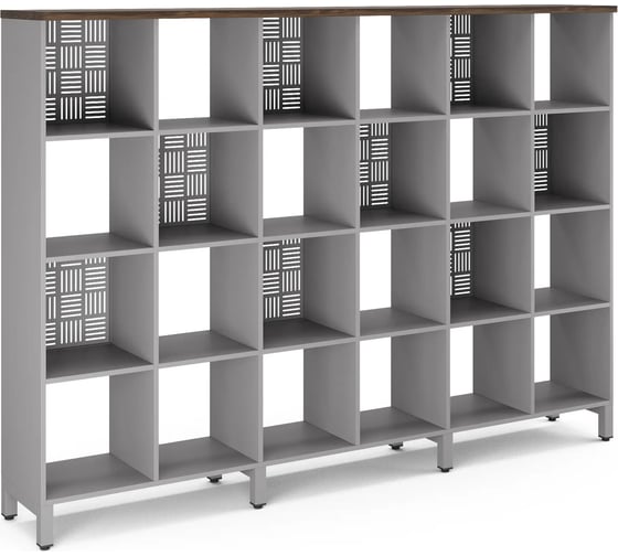 Стеллажная система Kobor SQ-4X6 aluminum/charlston 220450