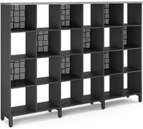 Стеллажная система Kobor SQ-4X6 black/chicago 221539
