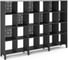 Стеллажная система Kobor SQ-4X6 black/chicago 221539 1