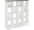 Стеллажная система Kobor SQ-4X4 white/charlston 220441 1