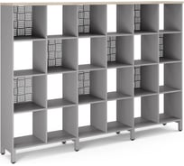 Стеллажная система Kobor SQ-4X6 aluminum/natural 220449