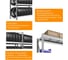 Стеллаж для колес, шин и дисков HONEYCOMB Optimus Pro 2000 х 1200 х 400, 3 яруса M-НКШД2000х1200х400 4
