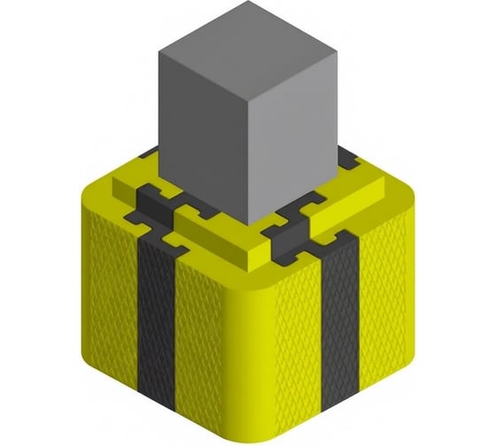Элемент угловой защиты колонн POLYSAFE ПОЛИСЕЙФ CPCY 520/100 УП-00156416