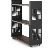 Стеллаж мобильный Kobor SM3-90/30 black/charlston 220374