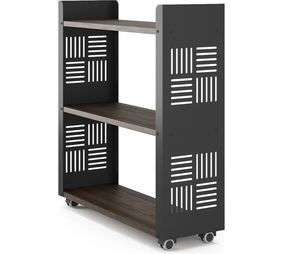 Стеллаж мобильный Kobor SM3-90/30 black/charlston 220374