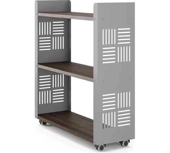 Стеллаж мобильный Kobor SM3-90/30 aluminum/charlston 220380