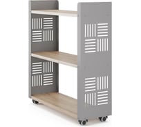 Стеллаж мобильный Kobor SM3-90/30 aluminum/natural 220379